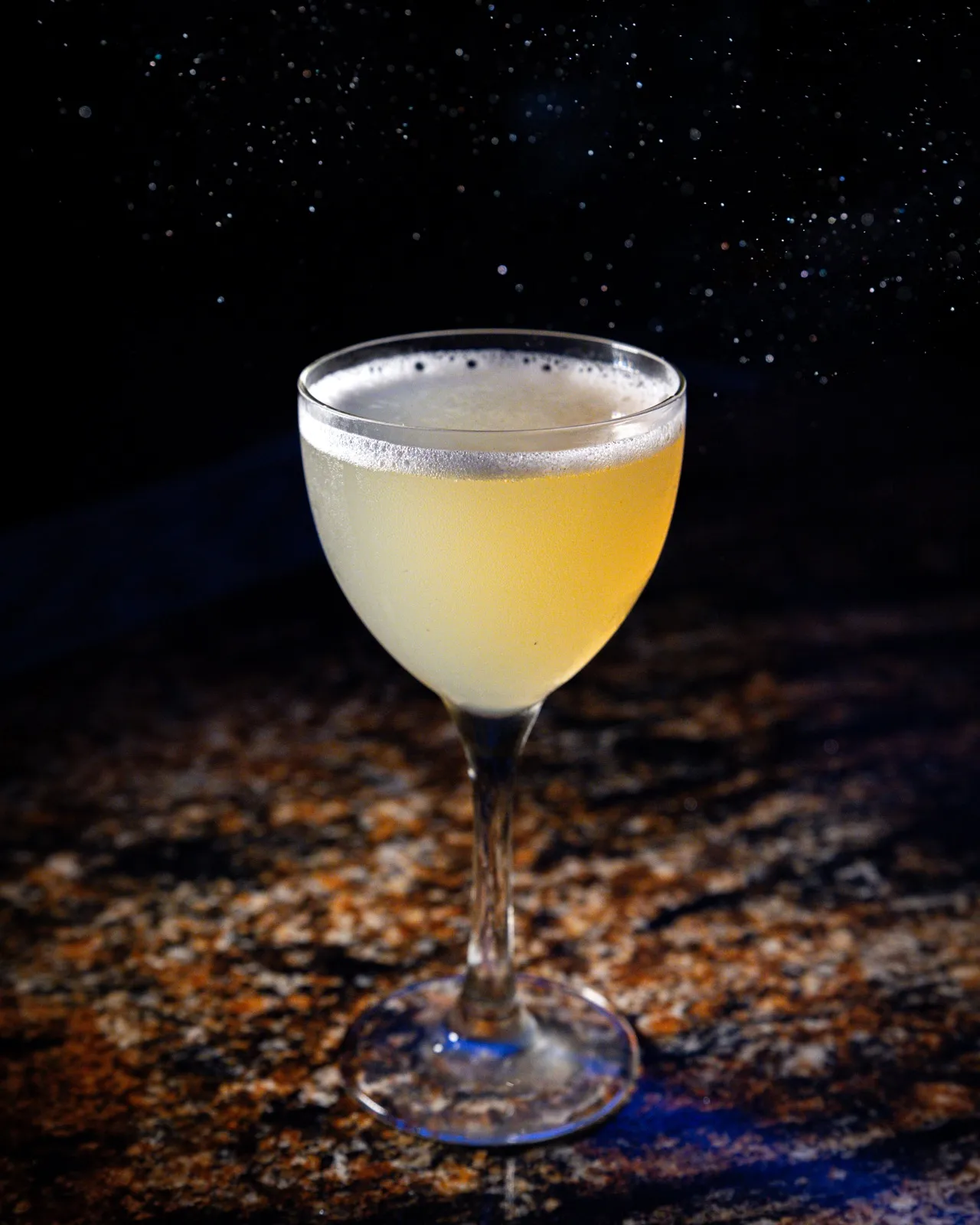 Garden Breeze, a crisp cucumber and elderflower cocktail